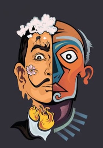 Сальвадор Дали и Пабло Пикассо logo